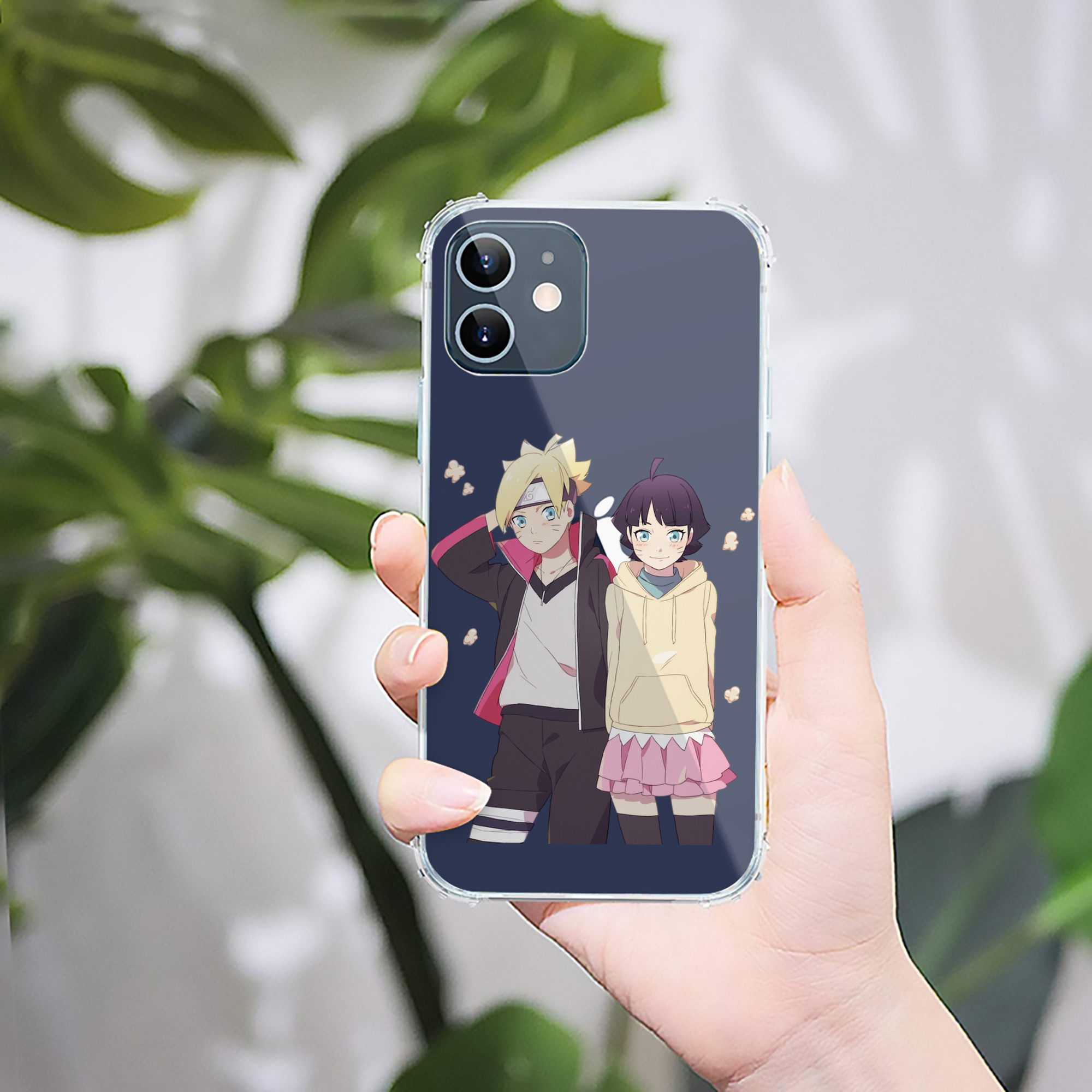 （画像用） NARUTO -ナルト- うずまき ボルト Uzumaki Boruto 【iPhone 12シリーズ対応】透明スマホケース（クリアソフトケース）